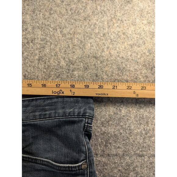 Hugo Boss Jeans Men's 40x32 Straight Leg Mid-Rise Stretch Cotton Denim Blue - Picture 4 of 12